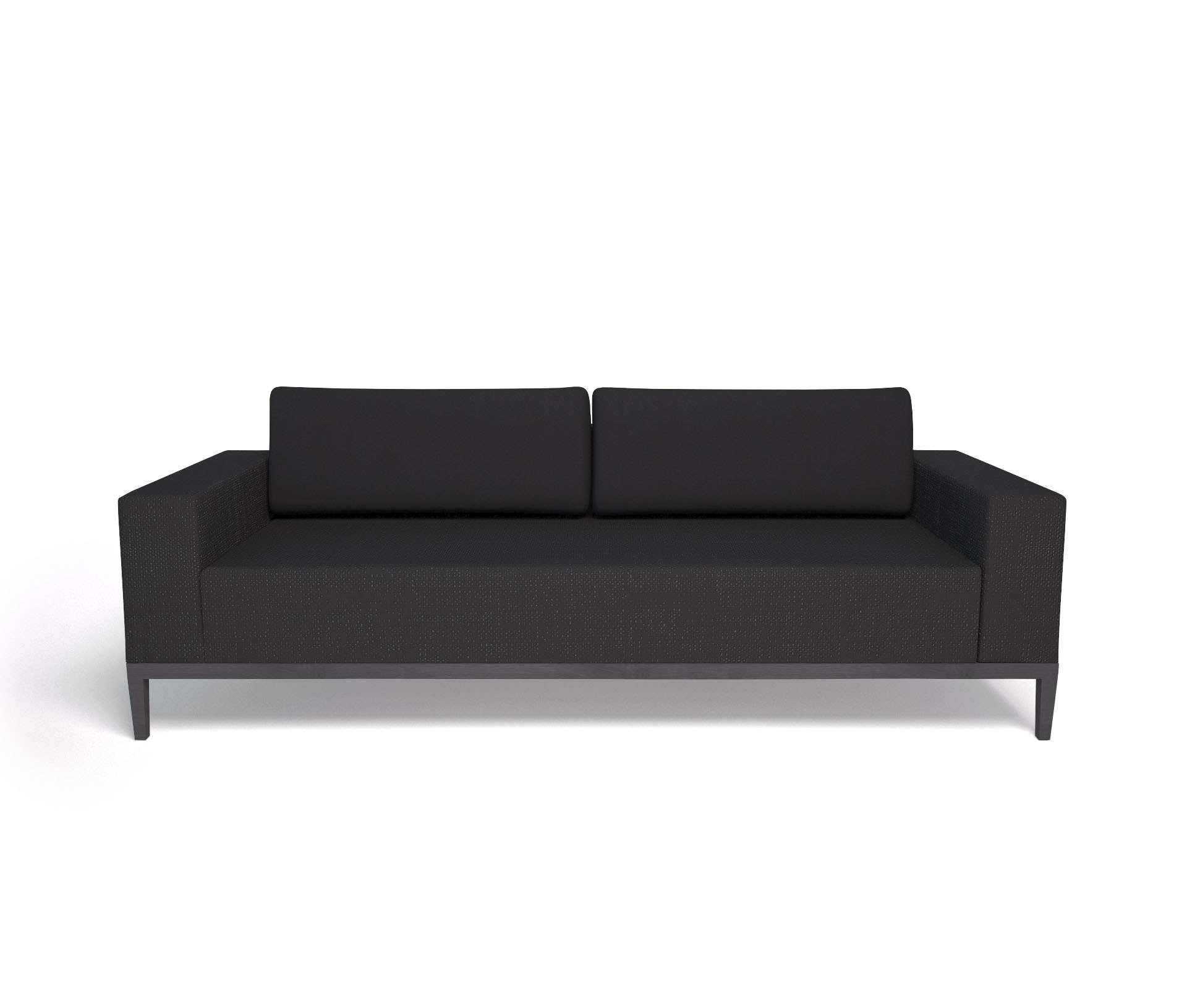 Serafin 3 seater sofa | Black